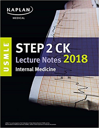USMLE Step 2 CK Lecture Notes 2018: Internal Medicine (USMLE Prep) (EPUB)