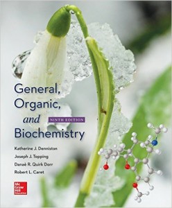 General, Organic, and Biochemistry, 9th Edition