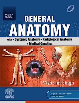 General Anatomy- with Systemic Anatomy, Radiological Anatomy, Medical Genetics, 4th edition (Original PDF from Publisher)