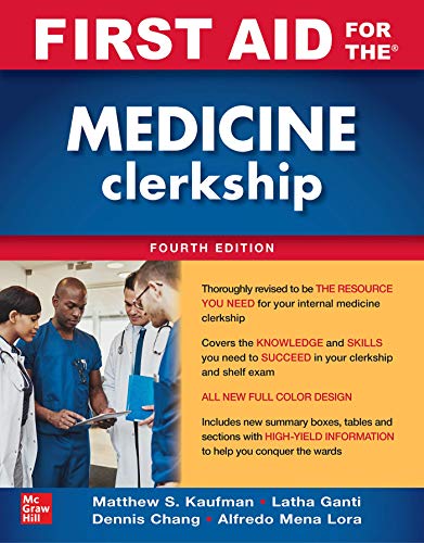 First Aid for the Medicine Clerkship, Fourth Edition (High Quality PDF)